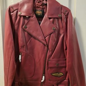 Harley-Davidson Women's Red Leather Jacket